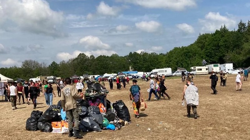Nettoyage après free-party